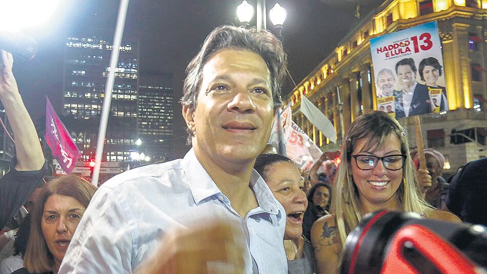 “Quiero hacer un agradecimiento a nuestros militantes en esta recta final para darnos un impulso”, dijo Haddad.