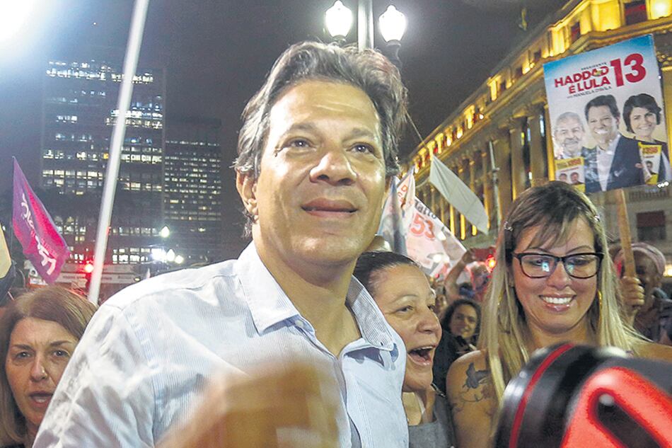 “Quiero hacer un agradecimiento a nuestros militantes en esta recta final para darnos un impulso”, dijo Haddad.
