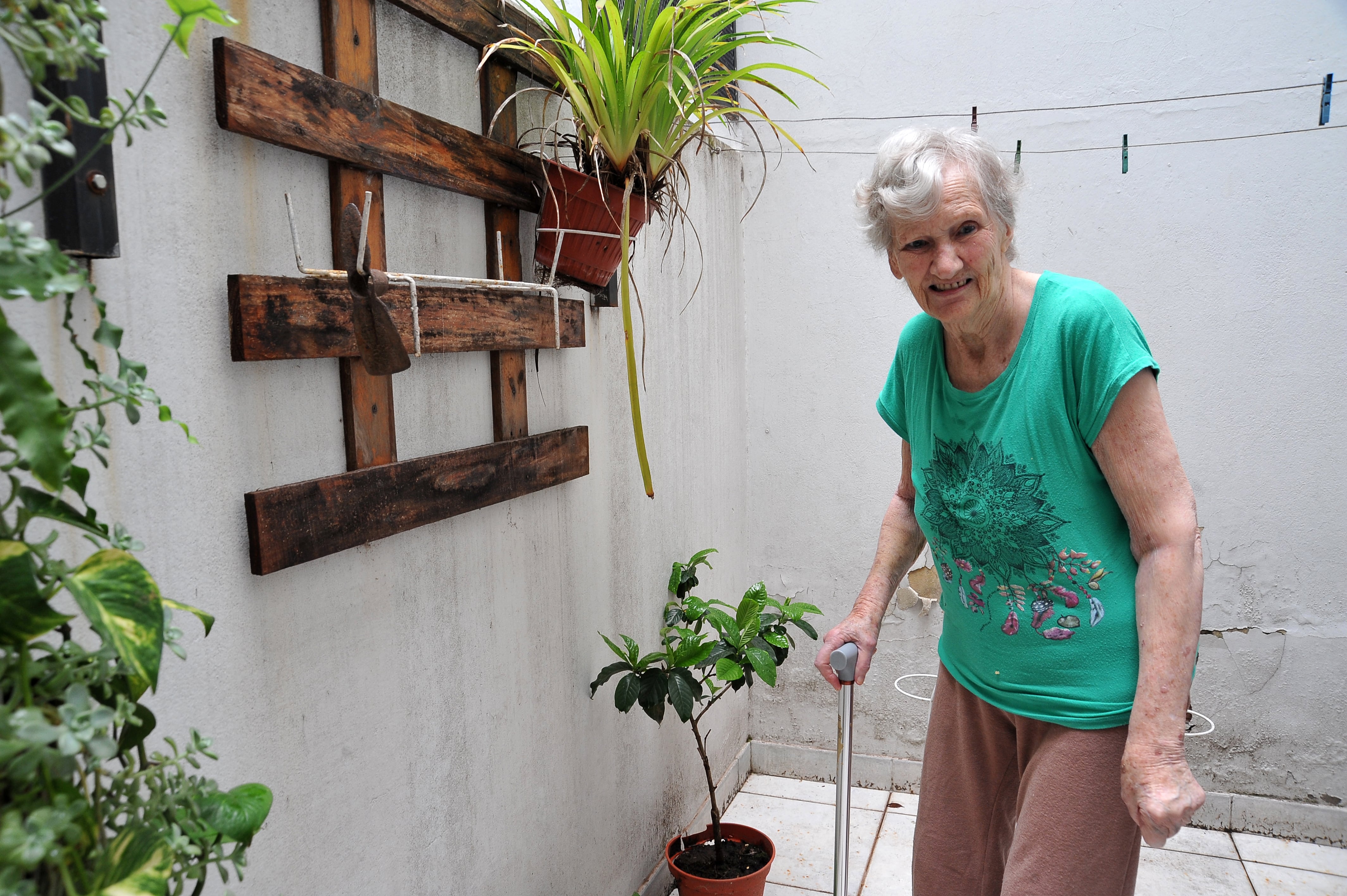 Haydeé, con "mano verde".