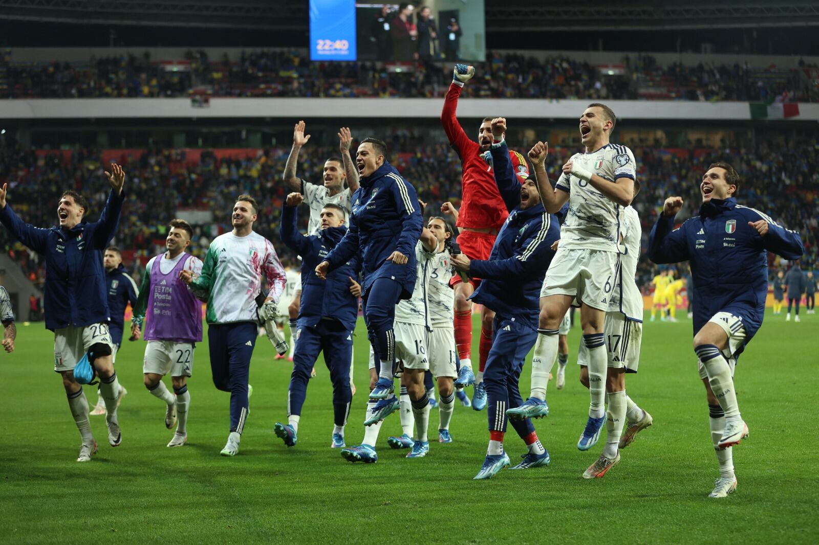 Los italianos festejan