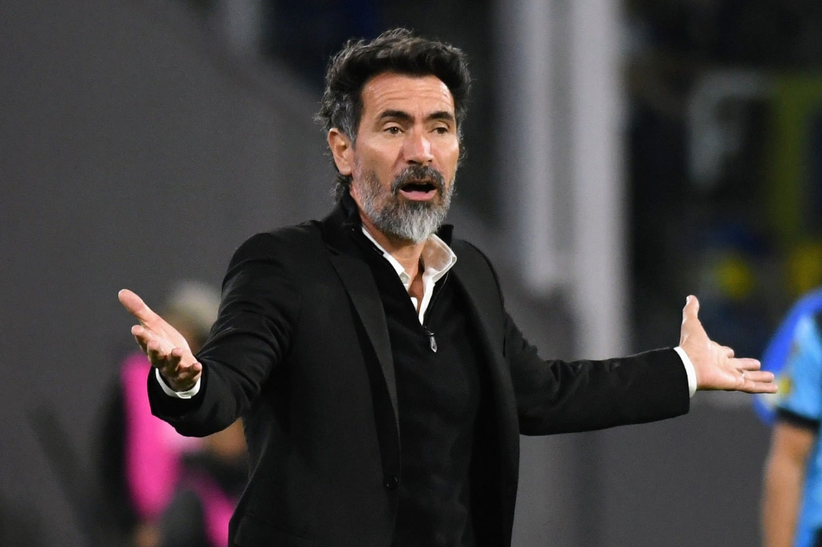 El técnico de Estudiantes Eduardo Domínguez