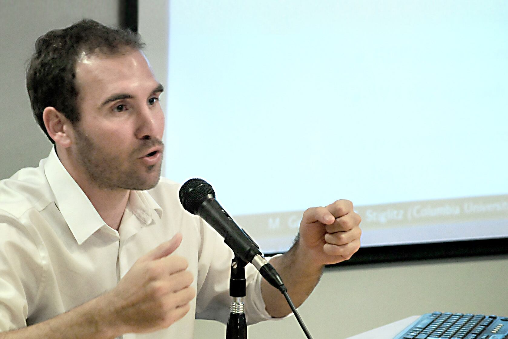 Martín Guzmán, el economista al que Alberto Fernández le encargará la renegociación de la deuda.