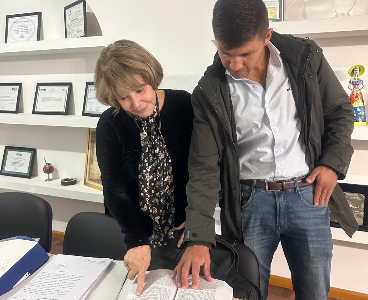 Sandra Bonari y Esteban Nieva Haro.