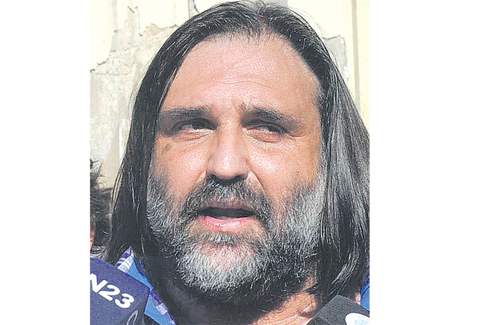 Baradel encabezó la delegación.