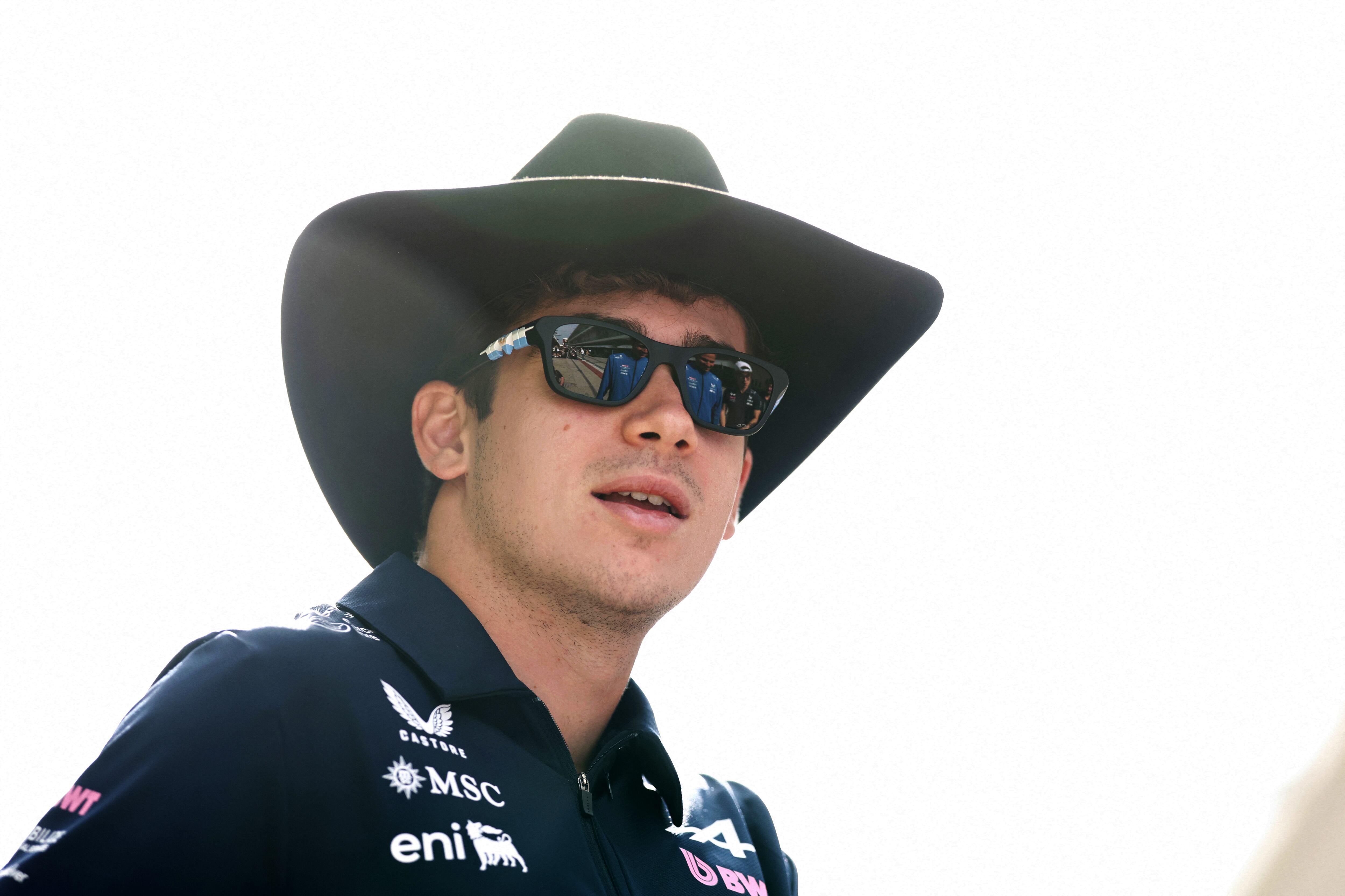 Franco Colapinto y un look a tono con el circuito texano