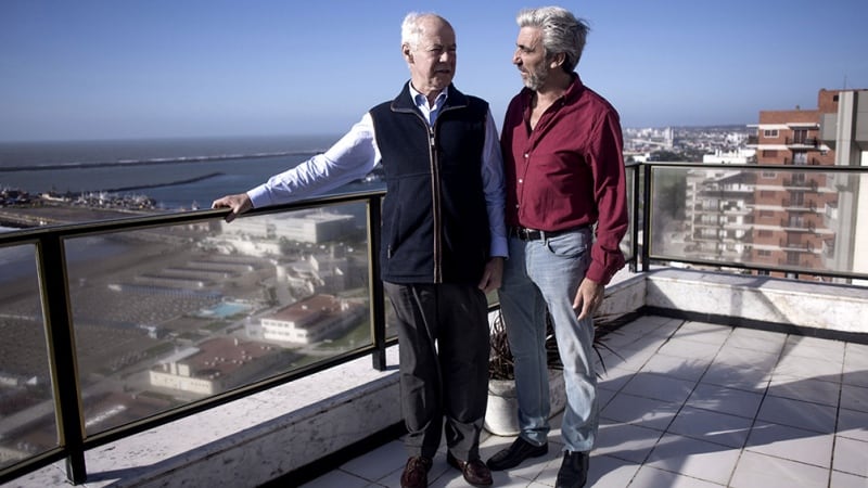 Geoffrey Cardozo y Julio Aro.