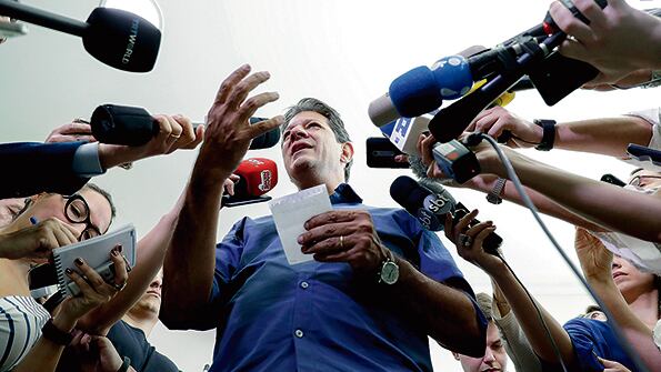 “El dólar Haddad se cotiza a 4,15 reales; el dólar Bolsonaro a 3,80, porque el mercado le tiene confianza”.