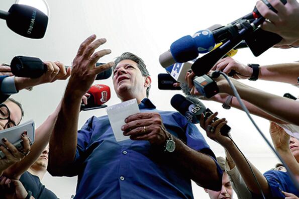 “El dólar Haddad se cotiza a 4,15 reales; el dólar Bolsonaro a 3,80, porque el mercado le tiene confianza”.