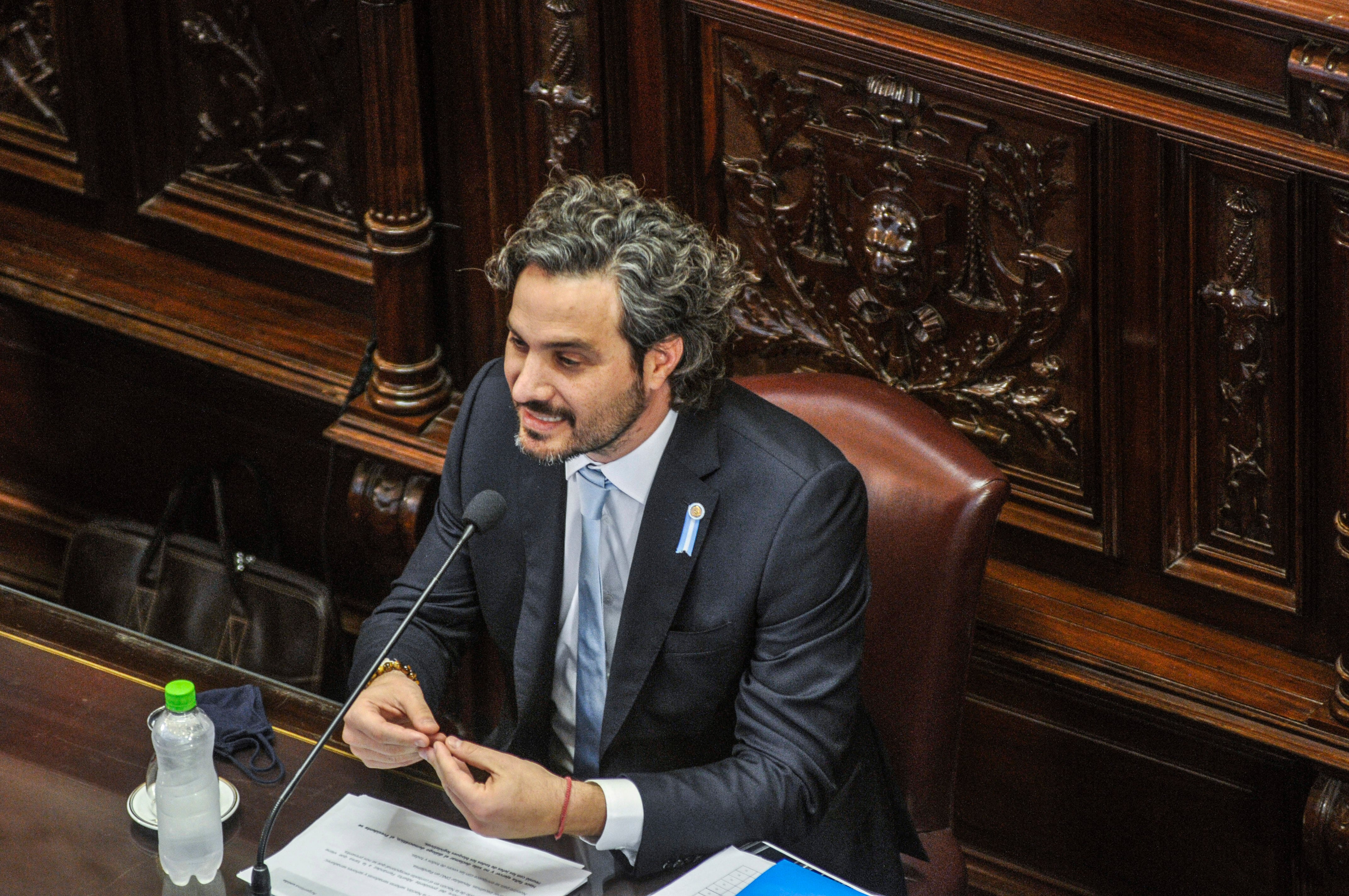 El jefe de Gabinete, Santiago Cafiero.