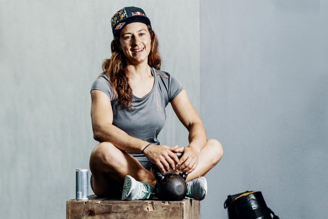 Carranza durante uno de sus entrenamientos