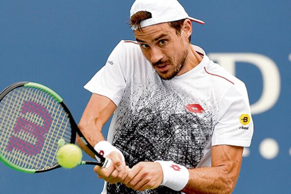 Pella dio batalla y terminó perdiendo en cuatro sets ante el georgiano.