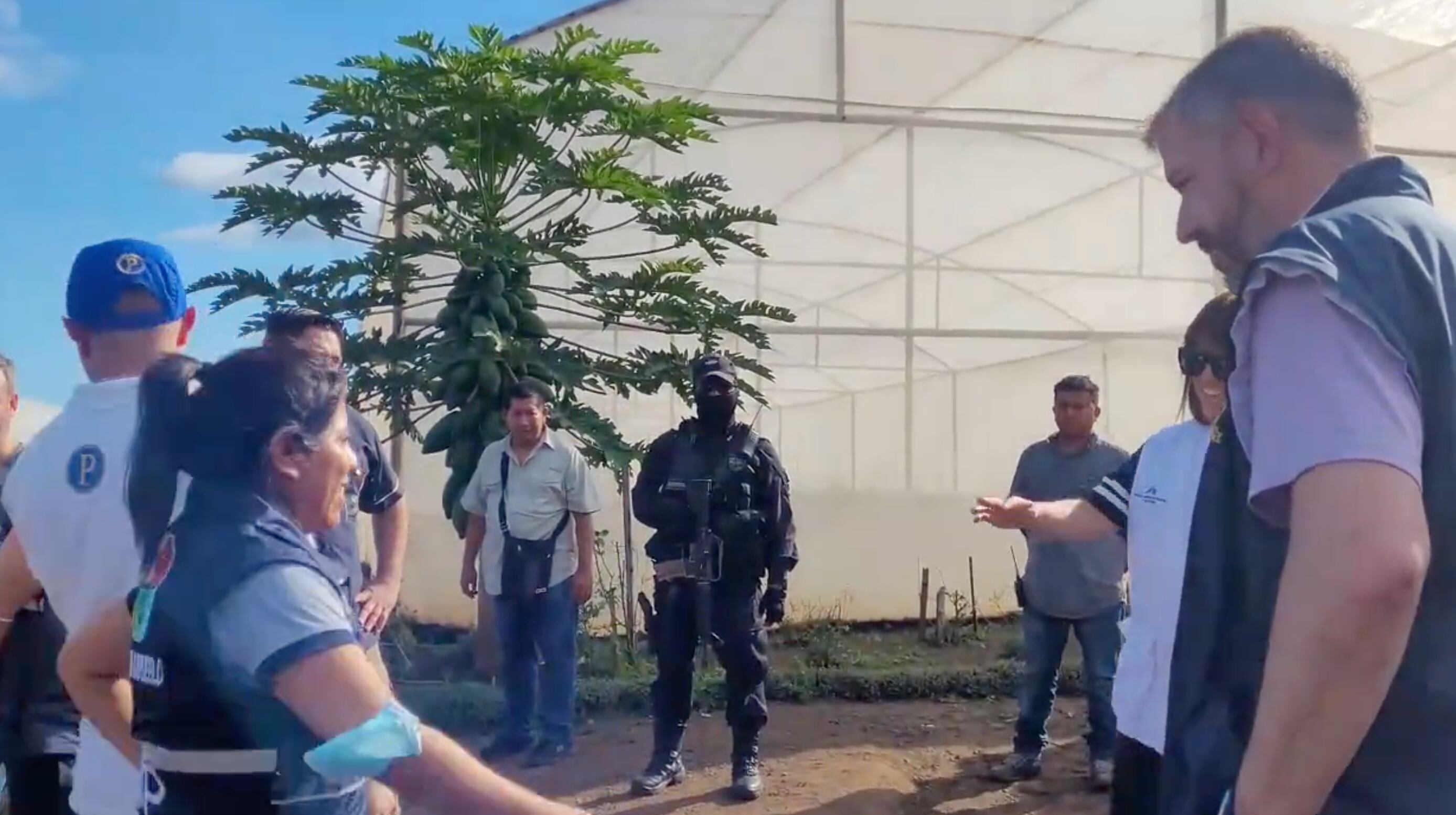 Visita carcelaria de defensores de los derechos humanos en El Salvador / captura