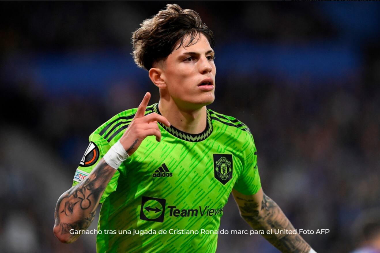 Alejandro Garnacho fue convocado para la selección argentina