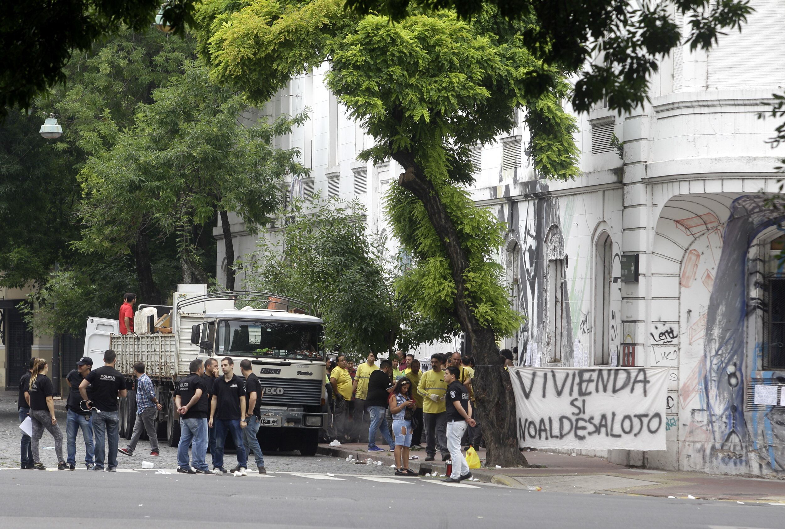 Las cosas de las familias fueron llevadas a depósitos del gobierno porteño.
