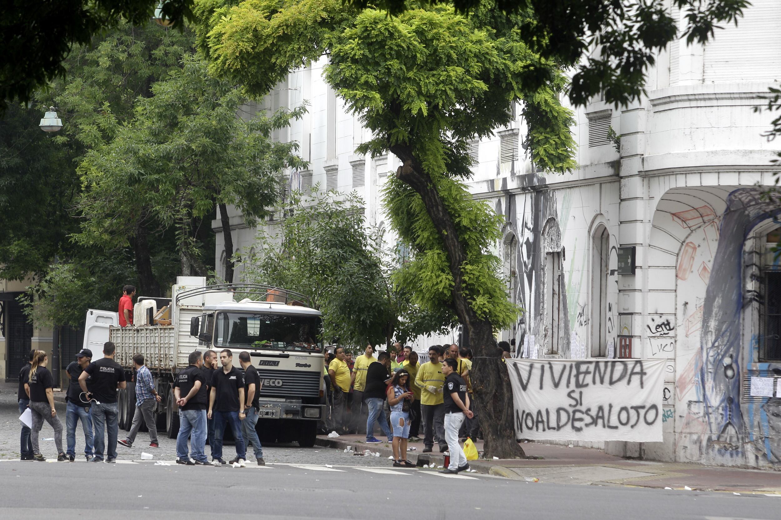 Las cosas de las familias fueron llevadas a depósitos del gobierno porteño.