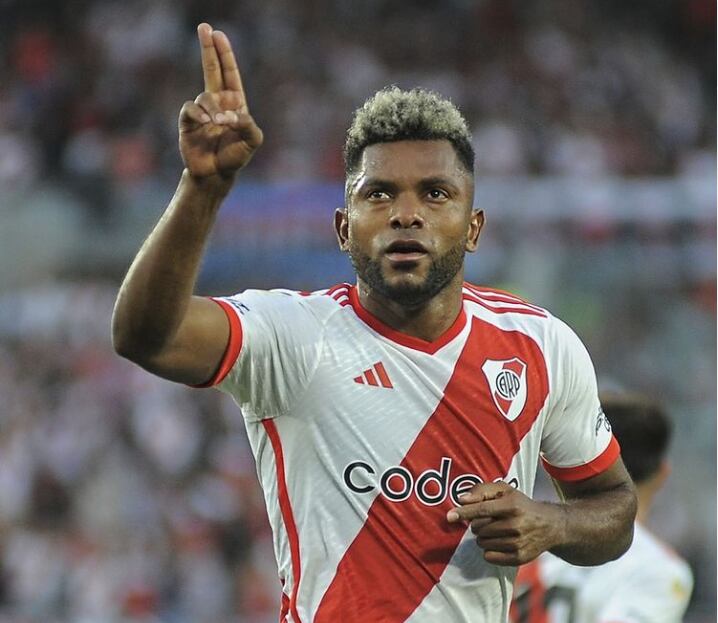 Miguel Borja, goleador de la Copa de la Liga con 5 goles en 3 partidos.