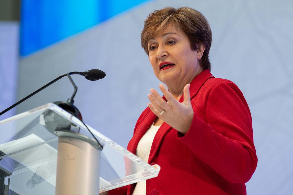 Kristalina Georgieva, directora gerente del FMI. Pide a los socios aumentar las cuotas.