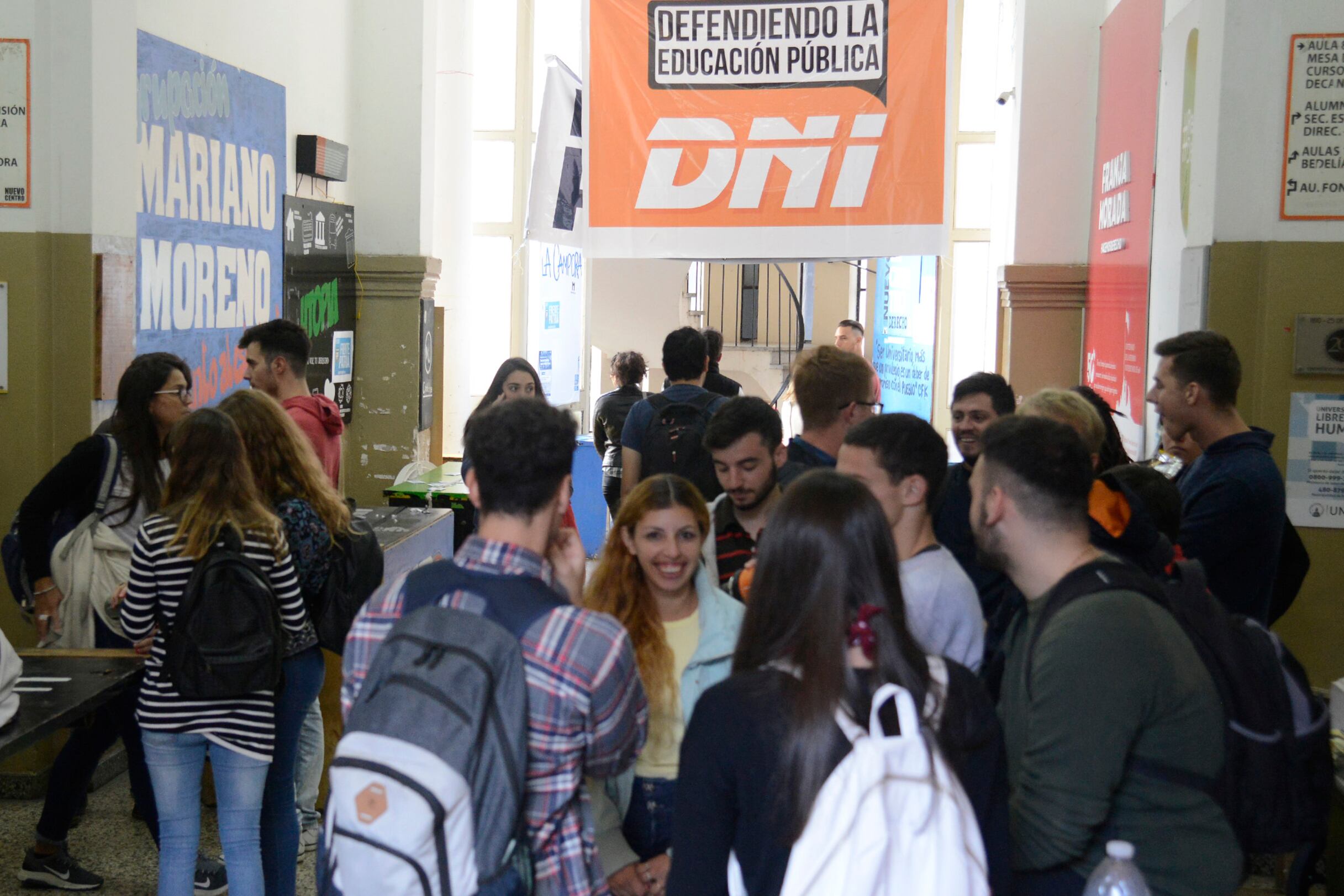 En Derecho, una de las facultades donde el socialismo festejó.