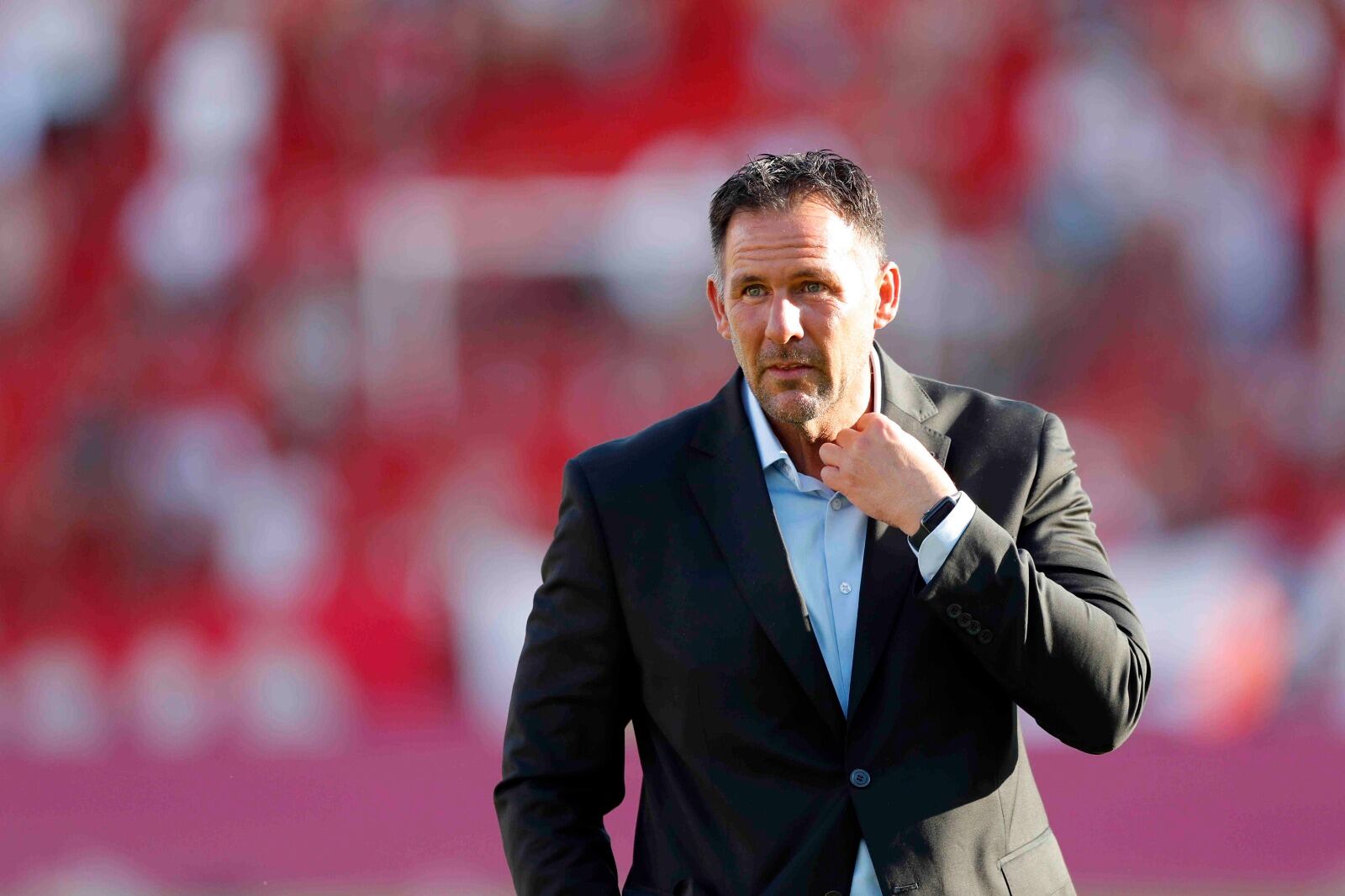 A Dabove le dio bronca el empate de su equipo ante el Ciclón