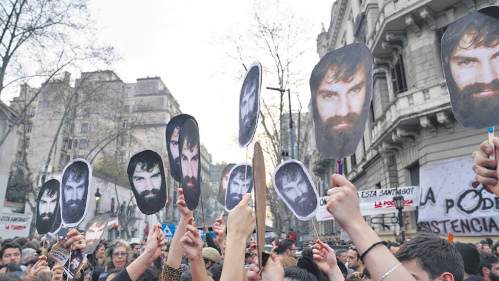 Hoy se cumplen cincuenta días de la desaparición de Maldonado.