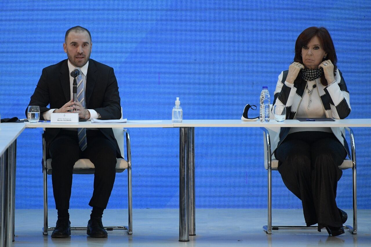 Guzmán y Cristina Kirchner, meses atrás.