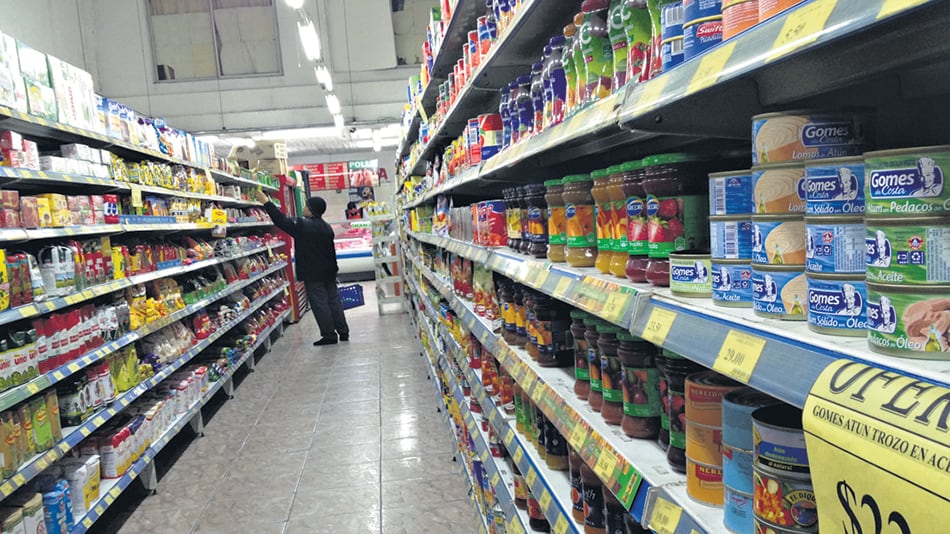 La producción de alimentos cayó 2,3 por ciento en septiembre.