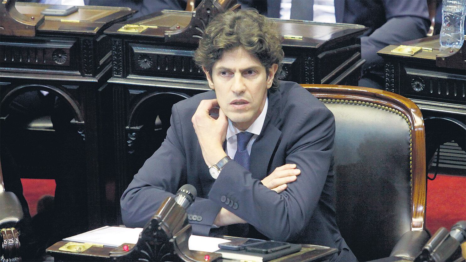 Martín Lousteau habló ayer en la Cámara de Diputados antes del debate por el Presupuesto.