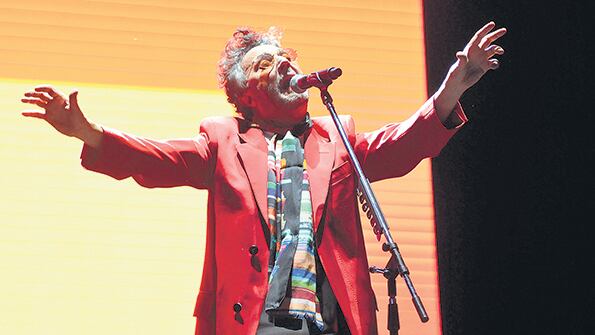 Fito Páez brilló nuevamente, para deleite de alrededor de 15 mil personas.