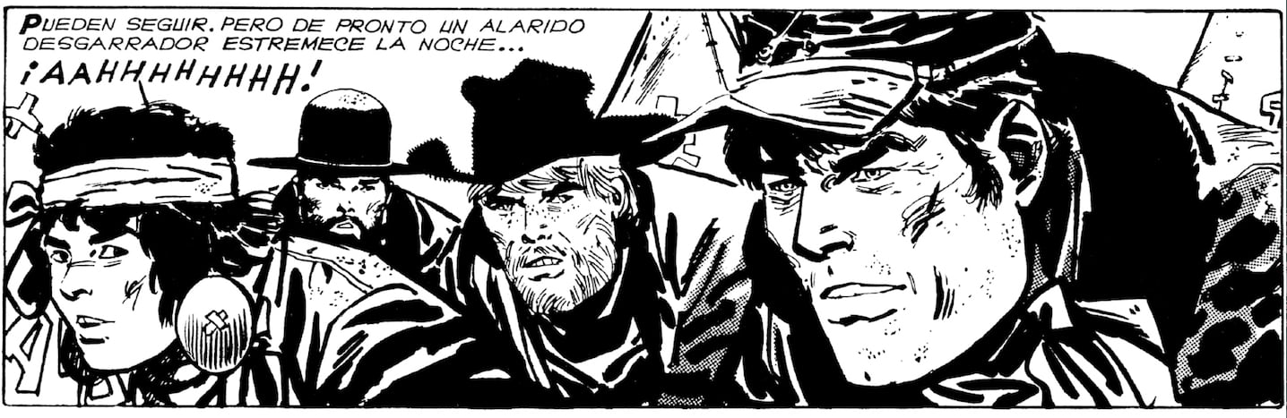 El Sargento Kirk, de Oesteheld, dibujado por Trigo