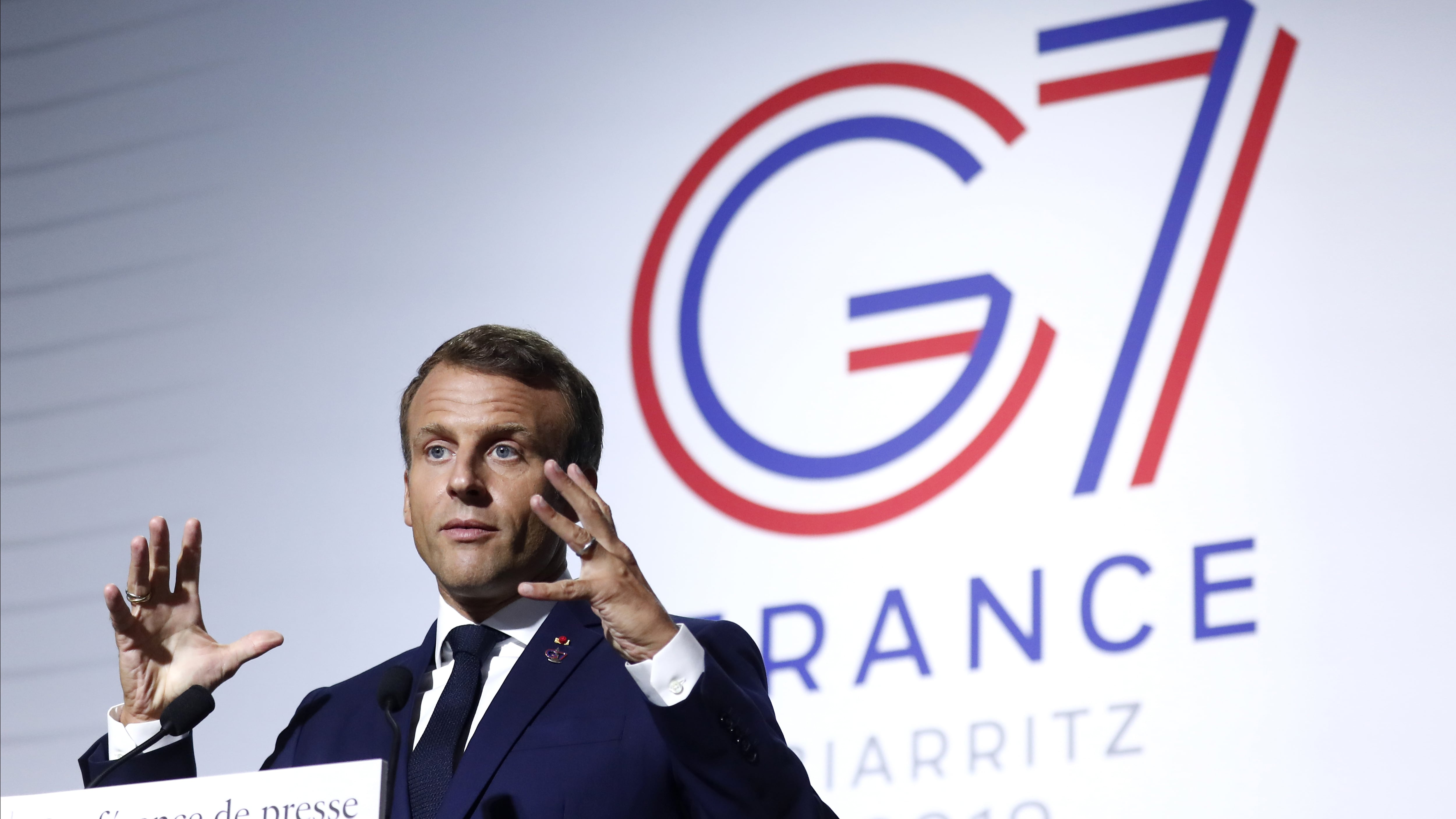 Macron recordó que Francia es "uno de los nueve países amazónicos" por la Guayana.