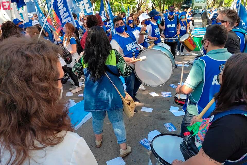 El gremio se movilizó para "demostrar nuestra unidad inquebrantable".