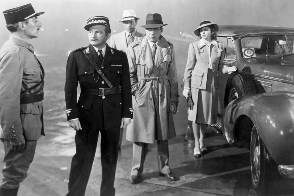 La escena final de "Casablanca" en el aeropuerto.