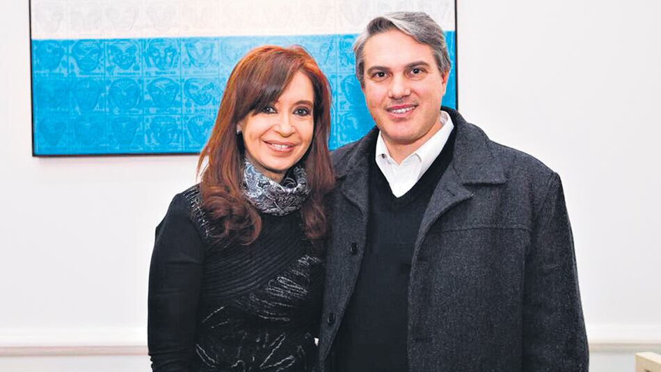 Cristina Kirchner y Darío Golia se reunieron ayer en el Instituto Patria.