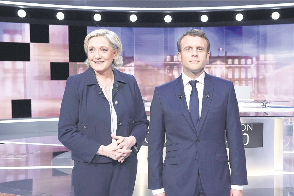 Marine Le Pen acusó a su rival de ser el “candidato que se acuesta (subordina)” y Emmanuel Macron la trató de “indigna”.