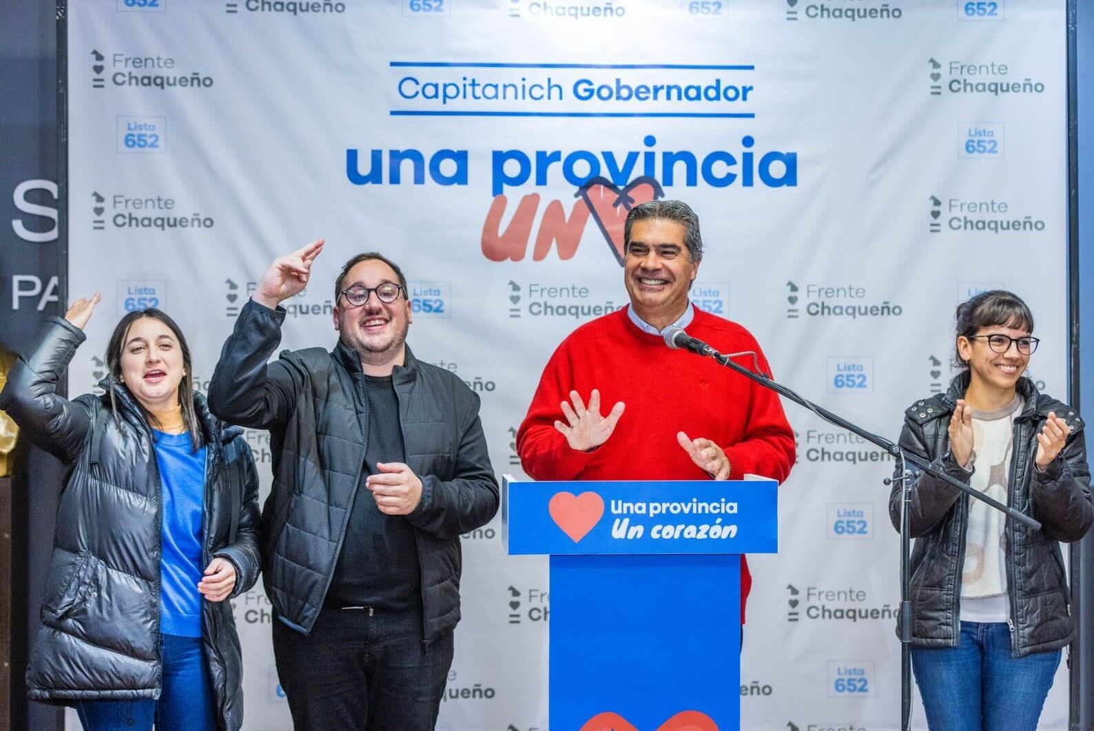 Capitanich se impuso en la interna del Frente Chaqueño. Imagen: @jmcapitanich