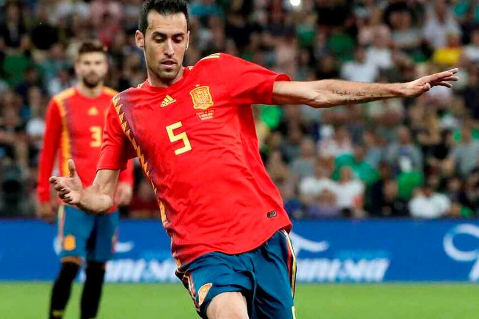 Busquets, afuera de España para la Eurocopa