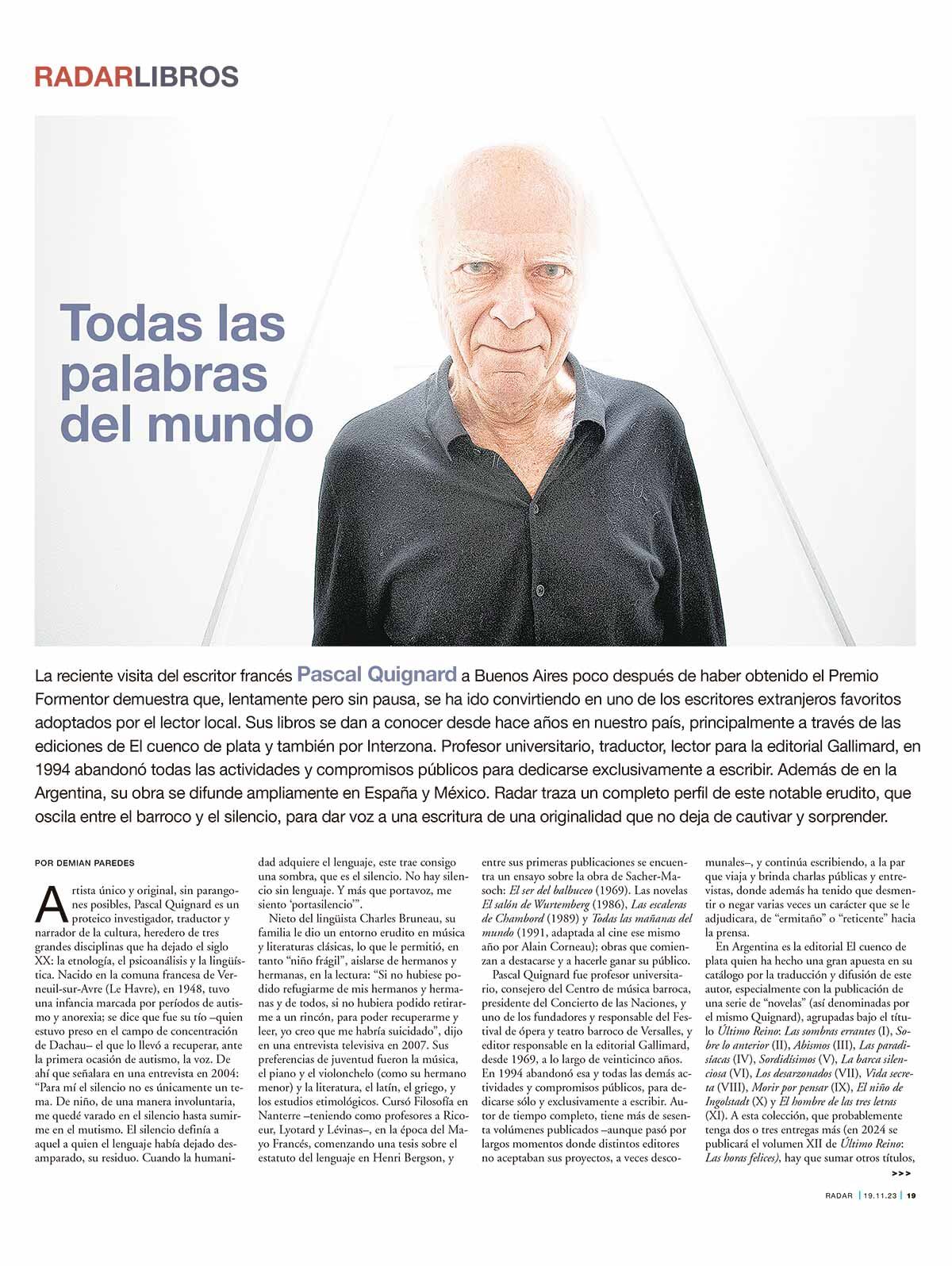 Todas las palabras del mundo - 17/11/2023