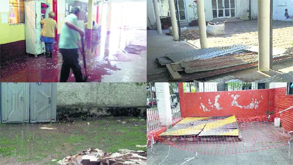 Algunas de las imágenes tomadas por los maestros en las escuelas de la provincia.