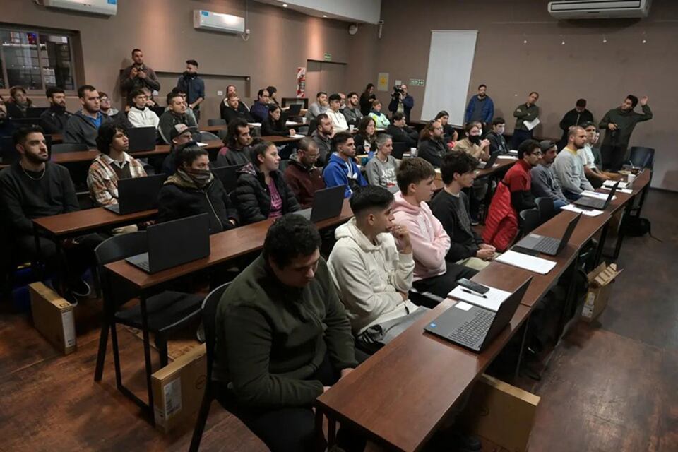 Alumnos en el cursado 2022 de la tecnicatura.