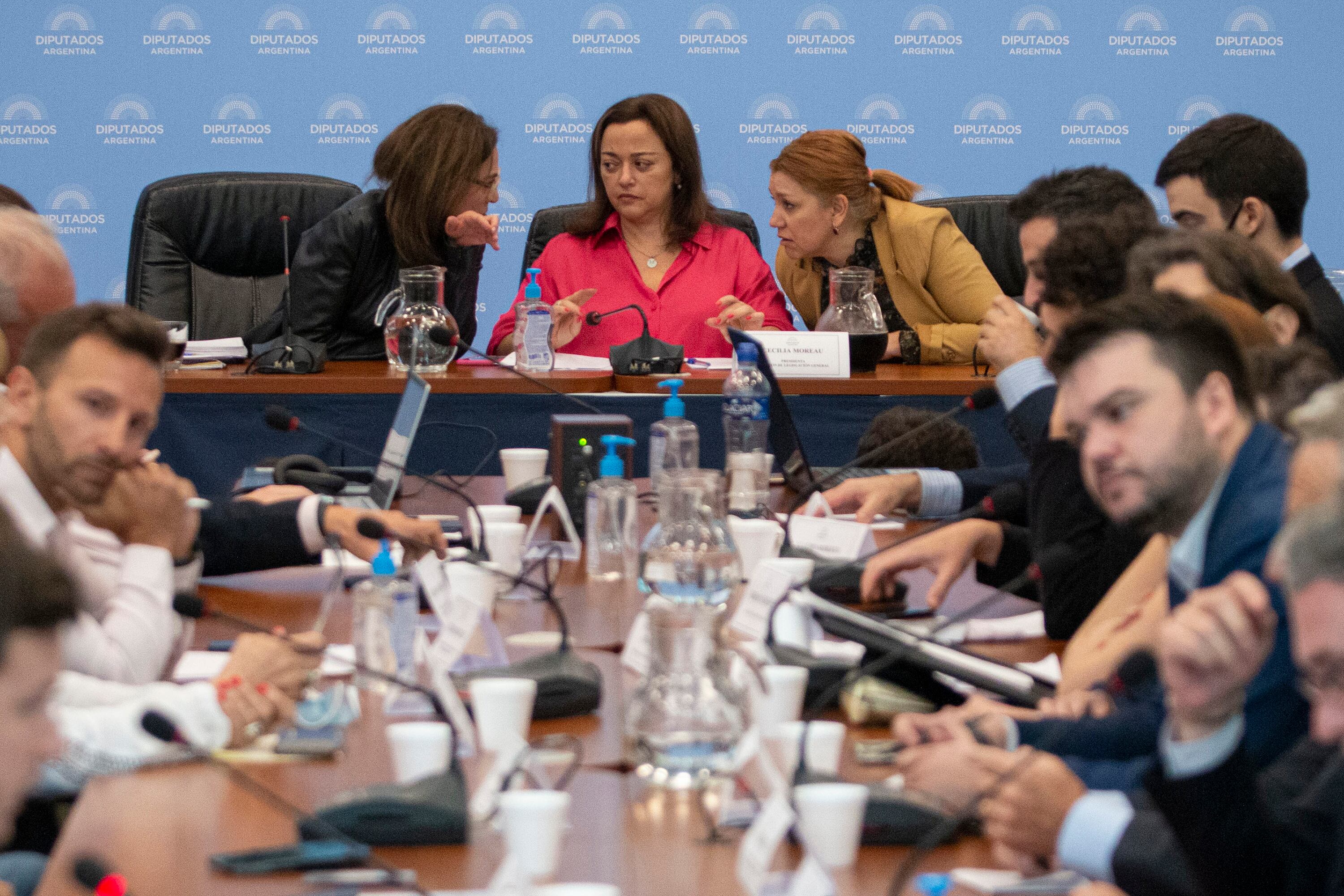 Cecilia Moreau presidió el encuentro de la Comisión de Legislación General