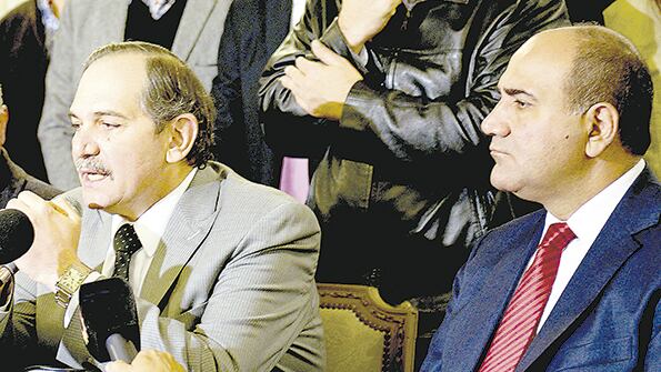 El ex gobernador Alperovich y su sucesor, Manzur, juntos en Tucumán durante la gestión del primero.