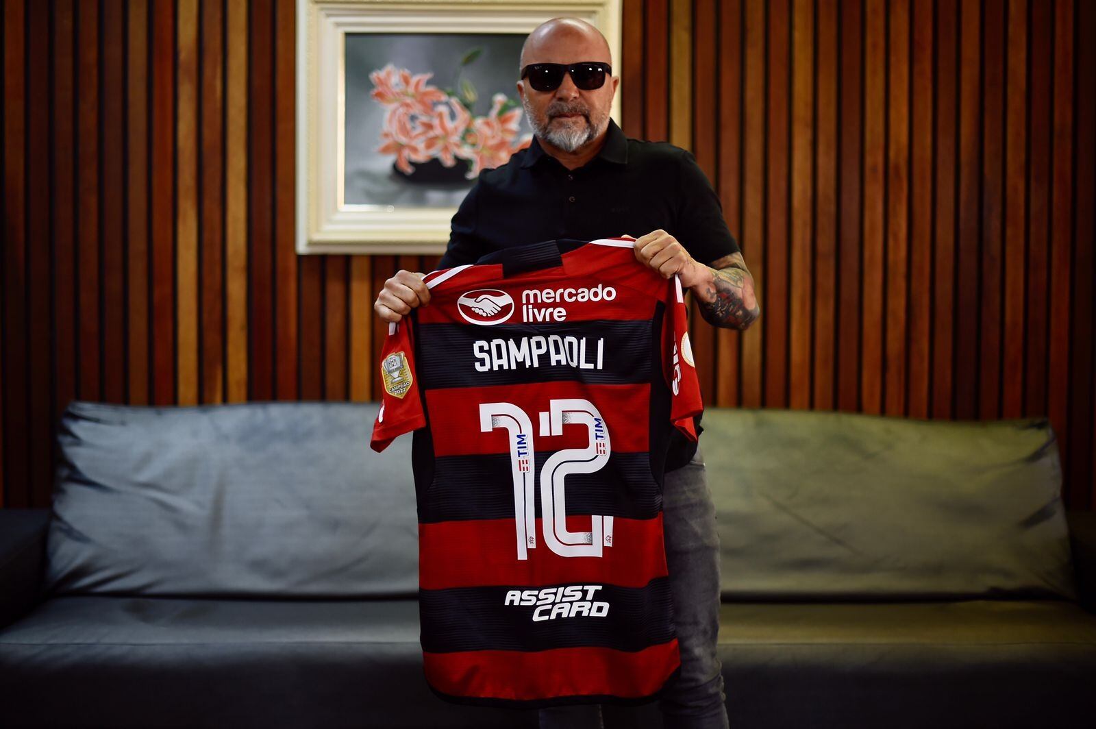 Jorge Sampaoli, flamante entrenador del Flamengo de Brasil.
