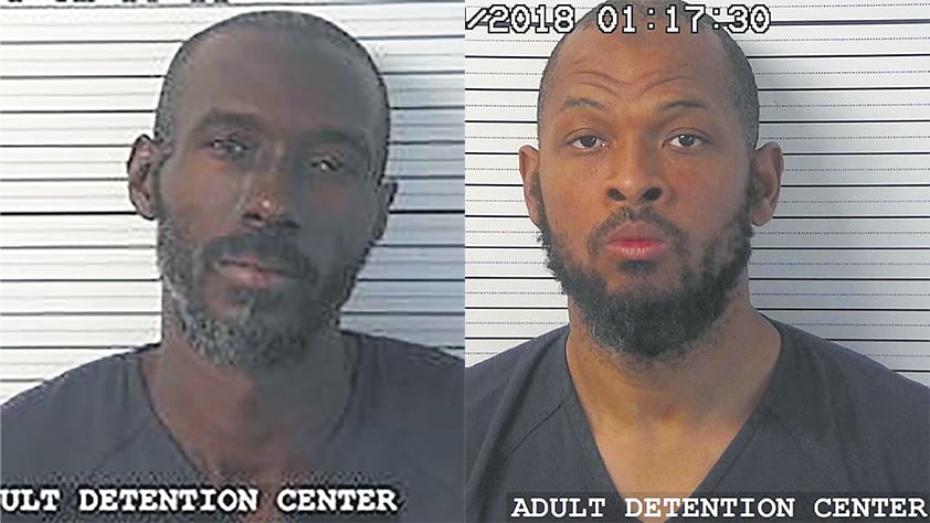 Siraj Wahhaj y Lucas Morten, detenidos por abuso de menores en Nueva México.