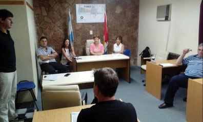 Ayer se realizó la interpelación en el Concejo funense a funcionarios del Ejecutivo. 