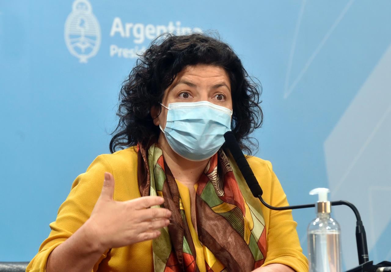 “Nunca estuvimos tan cerca de encontrar el alivio”, dijo Carla Vizzotti. 