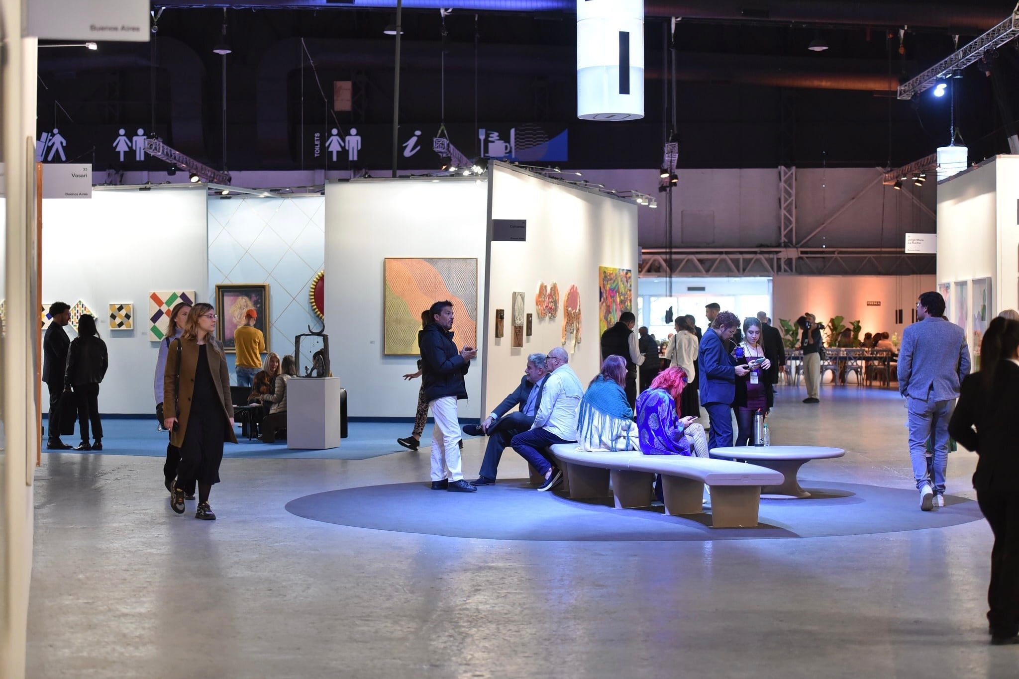 Vista de la feria en una imagen de archivo de arteba.