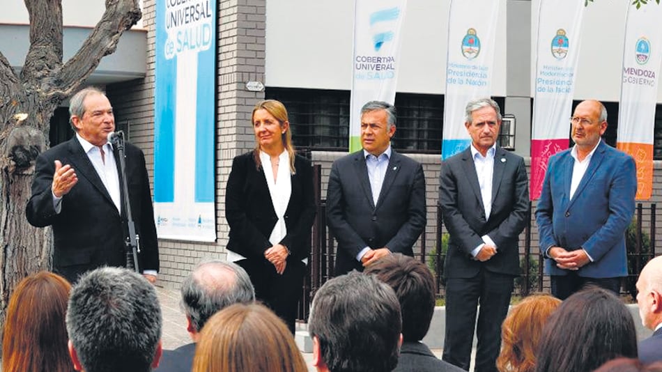 Jorge Lemus, Andrés Ibarra y Alfredo Cornejo en el lanzamiento del CUS.