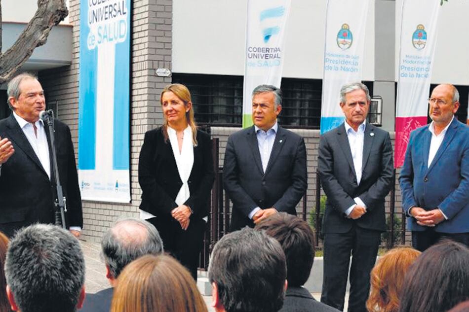 Jorge Lemus, Andrés Ibarra y Alfredo Cornejo en el lanzamiento del CUS.