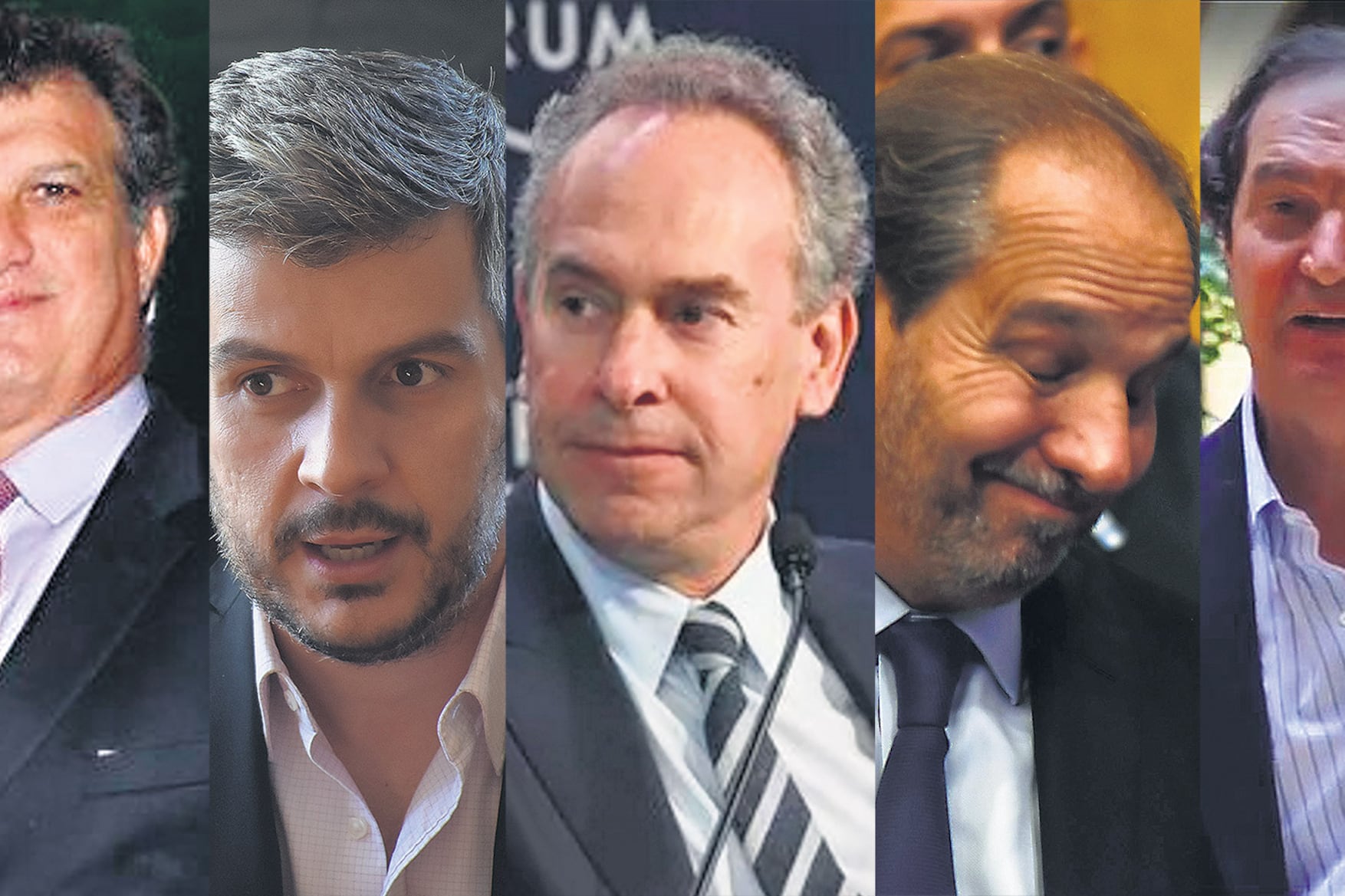 Gianfranco Macrì, Marcos Peña Braun, Marcelo Mindlin, Nicky Caputo, Pablo Clusellas.