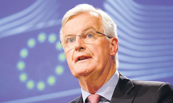 Barnier quiere ver progreso en la negociación.